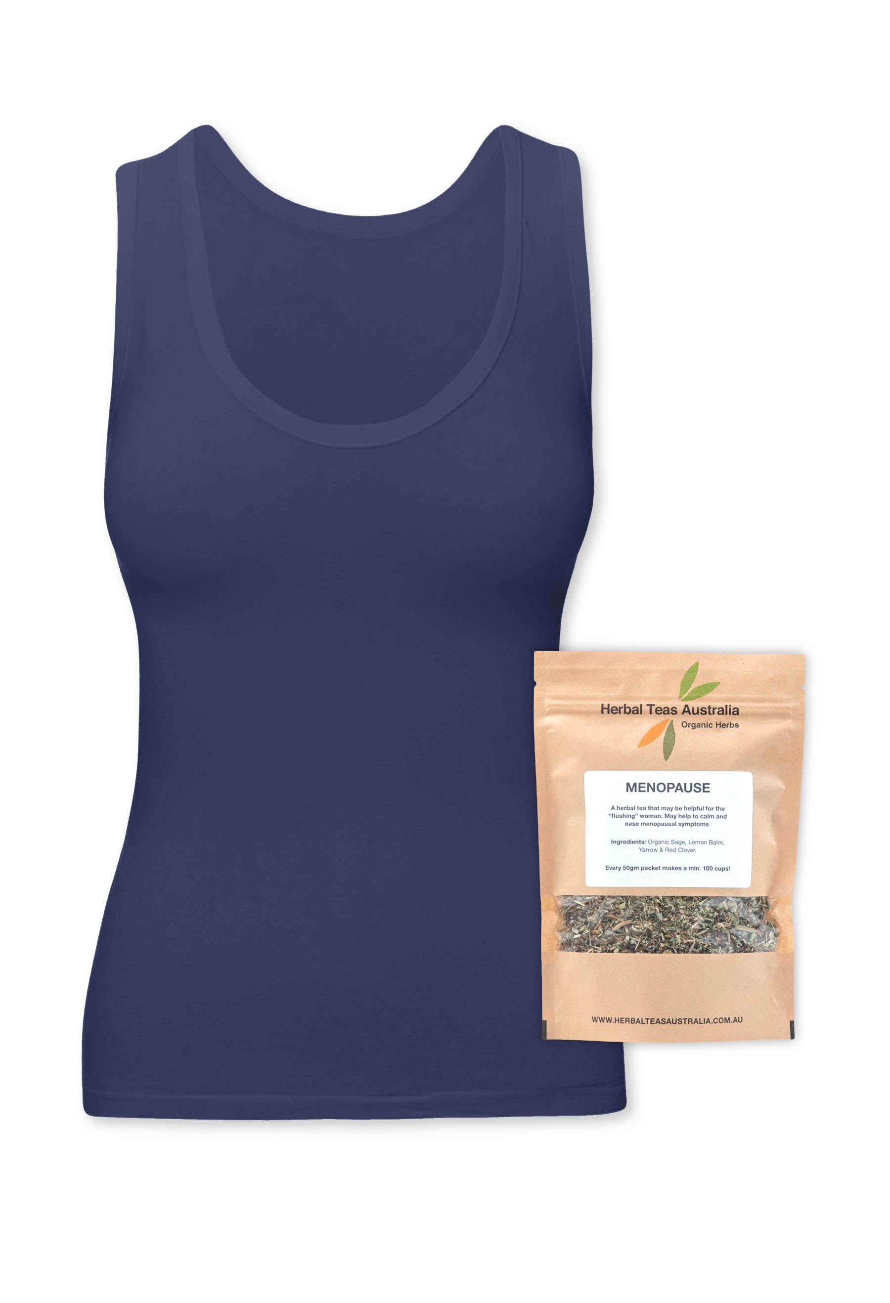 Bamboo Tank Top + Menopause Relief Tea Set