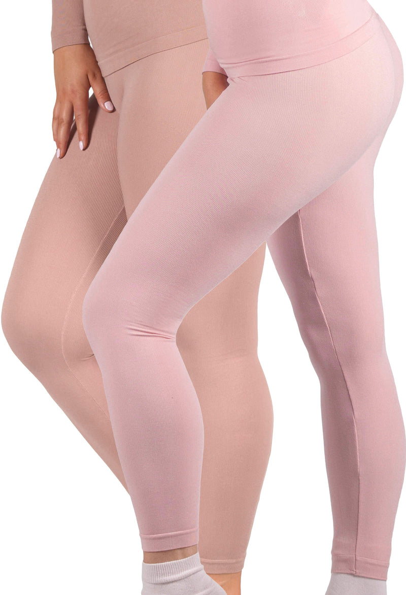 Seamless Thermal Leggings - 2 Pack