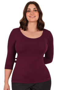 Bamboo 3/4 Sleeve Top - 3 Pack