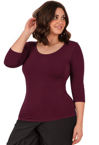 Bamboo 3/4 Sleeve Top