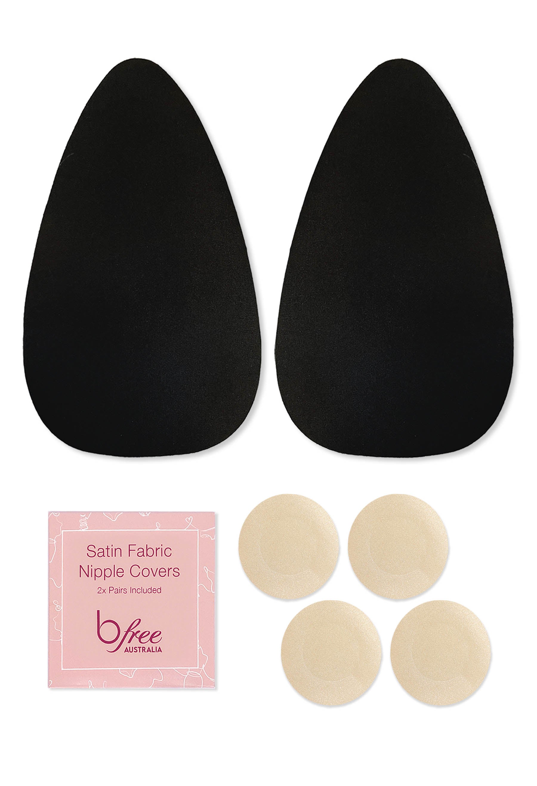 Adhesive Breast and Body Adhesive Lift & Nipple Covers Set