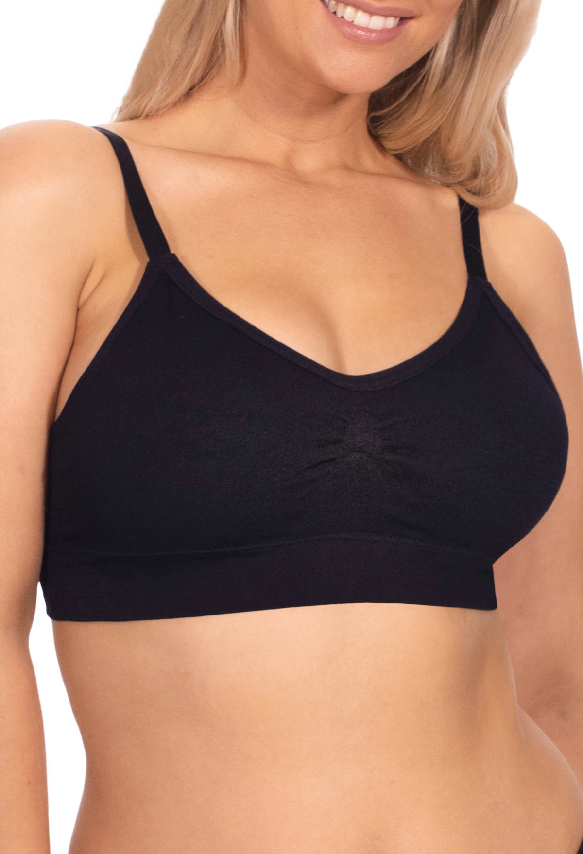 Wire Free Padded T-Shirt Bra & Seamless G String Set