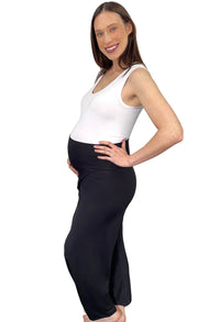 Pregnancy Bamboo Tank Top & Cross Fold Pants Set