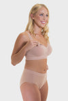 Nude Bamboo Nursing Bra + High Cut Undies Set