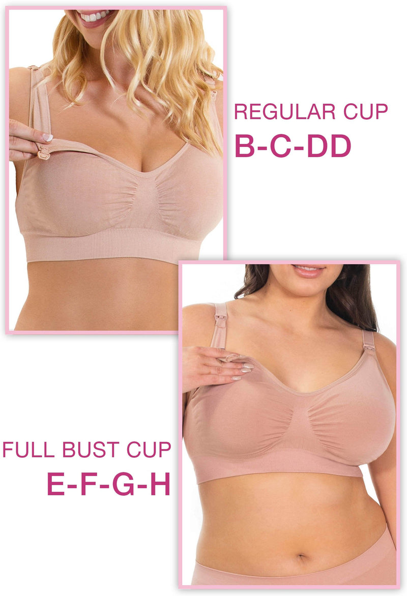 Full Bust Bamboo Nursing Bra and Bikini Set