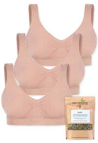 Bamboo Pull On Sleep Bra + Restful Slumber Tea Set