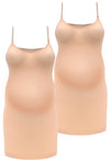 Maternity Ultra Light Shaping Cami Slip - 2 Pack