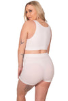 Pregnancy Wire Free High Back Pull On Crop Top - 3 Pack